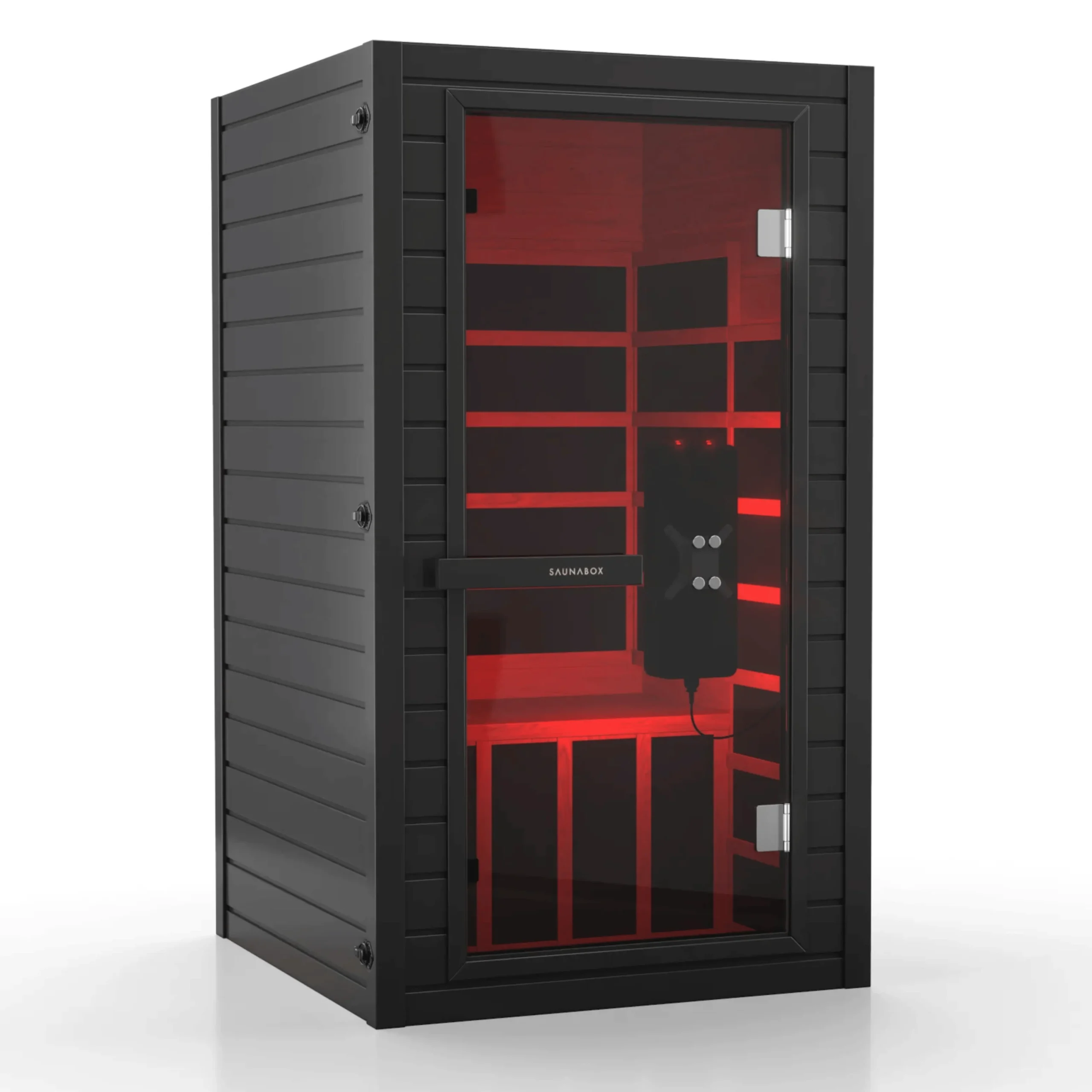 SaunaBox Solara one-person infrared sauna